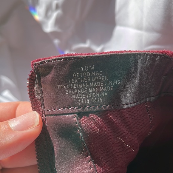 Nine West Burgundy Heeled Boots - Picture 5 of 7